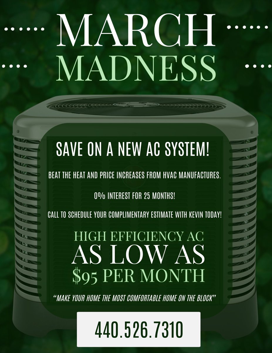 BroadviewHeatin's tweet photo. #MarchMadness #AirConditioningSale #HVAC #Sale https://t.co/l4vfhtKn1o