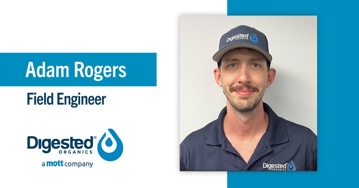 Meet Adam Rogers, Field Engineer. He began in manufacturing as the 6th employee before taking on an operations role.
 
At DO, he learned all 4 core values of <a href="/mottcorp/">Mott Corporation</a> through wearing different hats outside his position.
 
Thanks for 5 years of hard work, Adam!

#digestedorganics