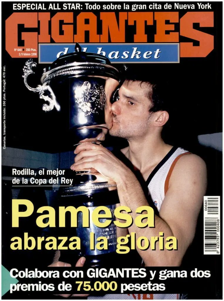 🎂🧡 Hoy cumple 50 años Nacho Rodilla, leyenda del @valenciabasket y protagonista de una de las portadas más icónicas de nuestra publicación ¡Felicidades, @nacho_rod11!