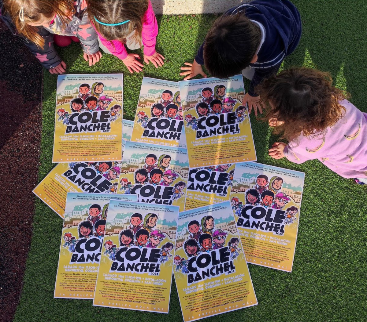 La chavalería no pierde ripio del cartelazo de #COLEBANCHEL2024

Ya queda menos para el sábado 16M en San Isidro
📍 maps.app.goo.gl/2envTogvM1Vcb4…