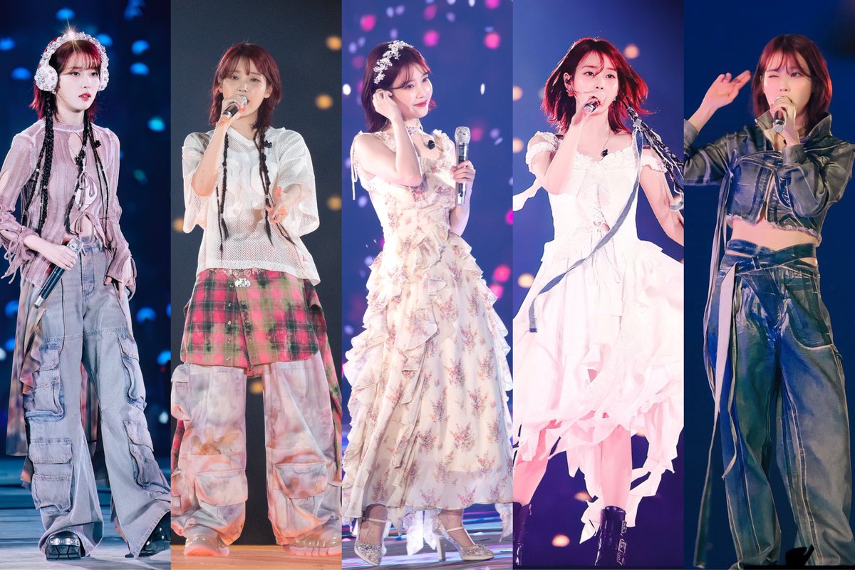 dkwlrma0516's tweet photo. 아이유 콘서트 회차별 착장 벅차네..🥺 전 개인적으로 3회차의 모든 착장이 좋았습니다 하지만 하나만(두개..) 꼽자면 4회차 3부착장과 1회차 2부착장 보자마자 기절했습니ㄷㅏ.. https://t.co/YauUg0bAhW