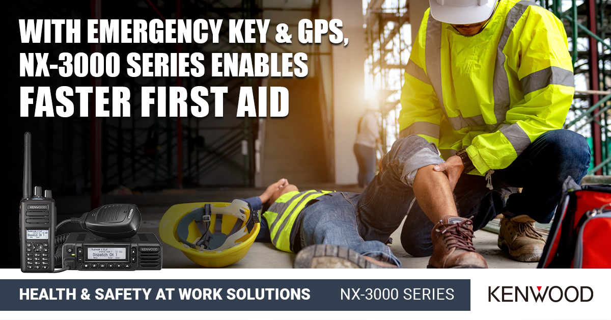 Improve safety and productivity with a NX-3000 Series DMR or NXDN radiocommunication system. Featuring built-in GPS and emergency button for faster First Aid response and programmable functions to increase efficiency and reduce downtime. Discover more bit.ly/NX3kLp