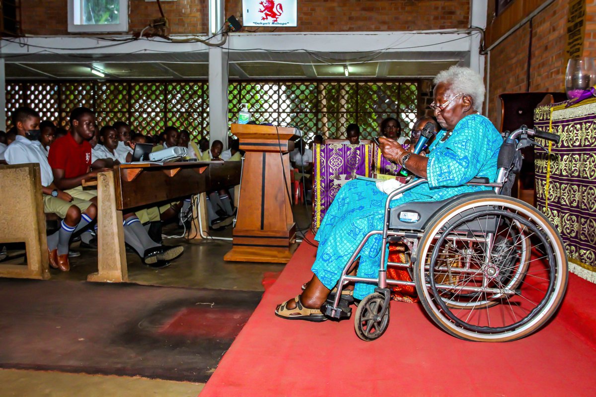 budonian's tweet photo. Our Women's Day celebration was graced by one of our Oldest Alumnus, Hon. Rhoda Kalema. For all the years God has blessed her with life, she values reading as a chief factor to staying ahead of life's challenges. Thank you O.B., we pray for more life. https://t.co/pRssn3GCwK