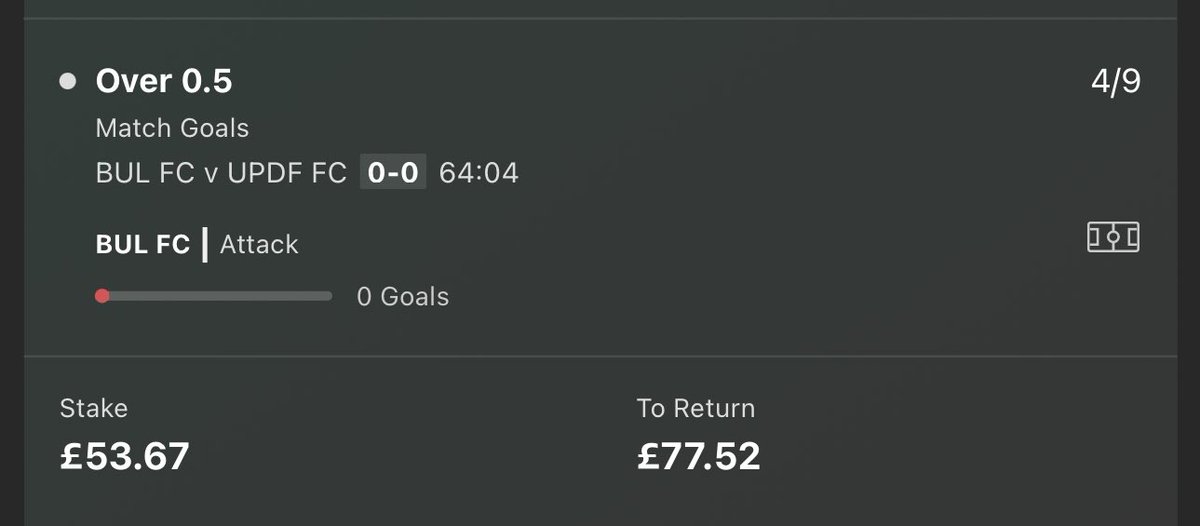 Footy_Tipsters's tweet photo. £25-£1,000 INPLAY Challenge 💰 

Bet 3 | Uganda 🇺🇬 
Over 0.5 match goals 

£53.66 Returns £77.52
Like ❤️ if you’re on it with us! https://t.co/AMiRML4PPG
