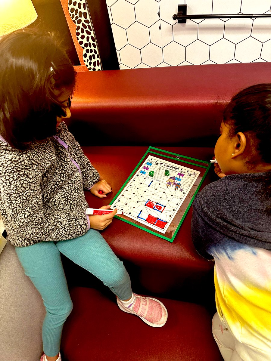 Cyrusm344's tweet photo. WIN Time Enrichment in action! We're working on geometry terms and skills. Ranging from measuring angles to identifying types of triangles, these mathematicians are hard at work! After a mini lesson, we dive into games that go with our learning!  #novipride @NCSD @NoviParkview https://t.co/BjDoIw8EiP