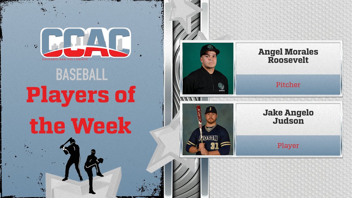 JU's Angelo, RU's Morales Selected As Baseball Weekly Award Winners
chicagoland.prestosports.com/sports/bsb/202…