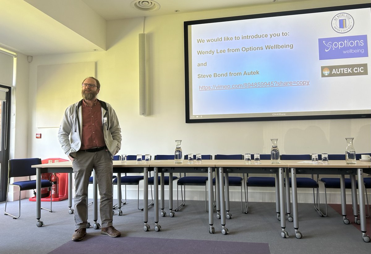 Last week Steve Bond was at a No Wrong Door event where he showed the trailer for Autek's documentary 'What's My Anxiety?' that explores anxiety as experienced by disabled people which was created through a No Wrong Door grant. @HIOW_ICS #whatsmyanxiety #Documentary