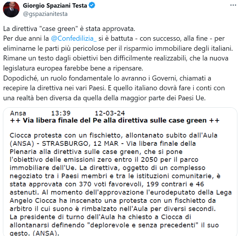 Luridi maiali maledetti #Europa #green #parlamentoeuropeo fuori i nomi degli italiani che hanno votato questa merda. 
Quando la corrotta 💩#vonderLeyen 💩sarà cacciata dalle istituzioni europee sarà sempre troppo tardi.