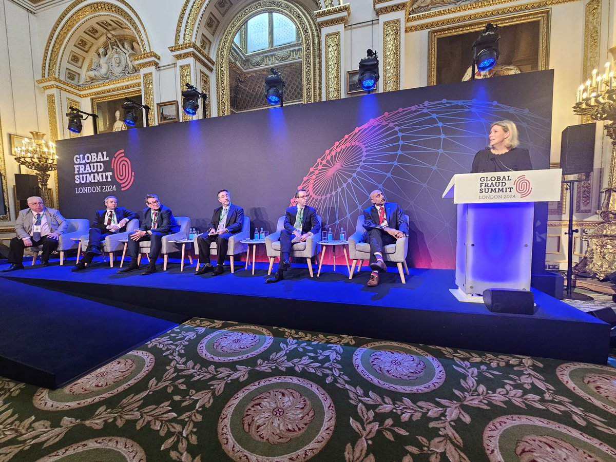 Today I chaired a panel discussion at the #GlobalFraudSummit on the need for greater cooperation to tackle fraud. We need to be working together with our international partners, and across sectors to fight this type of crime
