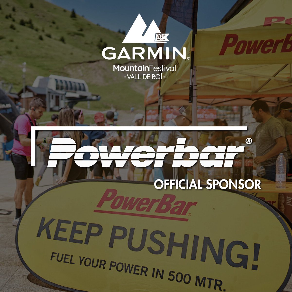 Nos complace anunciarles que @PowerbarIberica renueva un año más como Official Sponsor del Garmin Mountain Festival La mejor nutrición en la mejor carrera 💪🍫