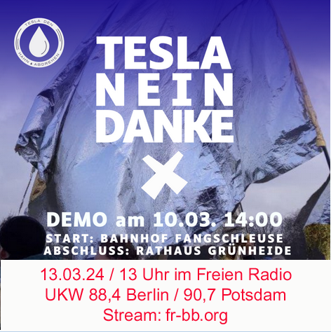 Oh wow, habe den Account ganz schön vernachlässigt. Sorry! Viele schöne Sendungen von Februar sind im Archiv: Kundgebungen gegen die AfD am Roten Rathaus und in Blankenburg, Görli zaunfrei!, Hanau-Gedenken und Anti-Tesla-Demo vom letzten Sonntag!
mixcloud.com/WhudKz/130324-…