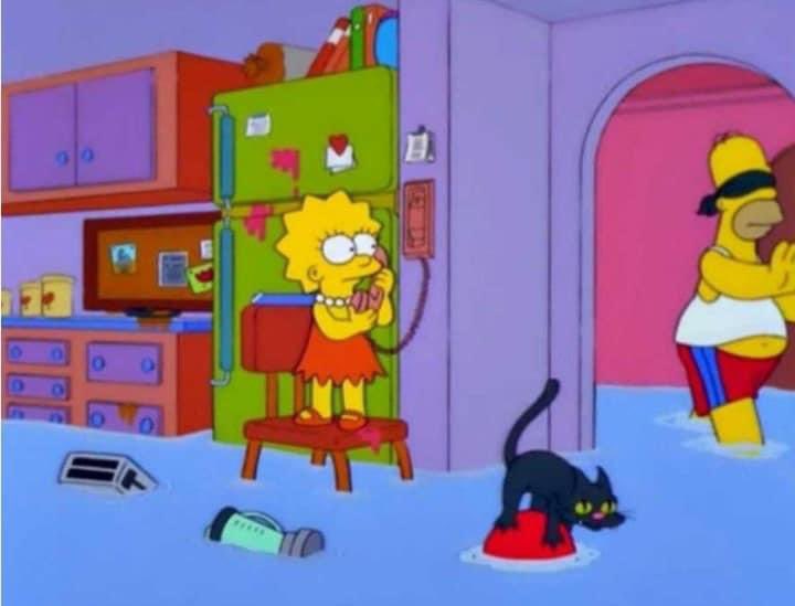capturebizarre's tweet photo. Los simpson lo hicieron otra vez https://t.co/WWHQwX3q3M