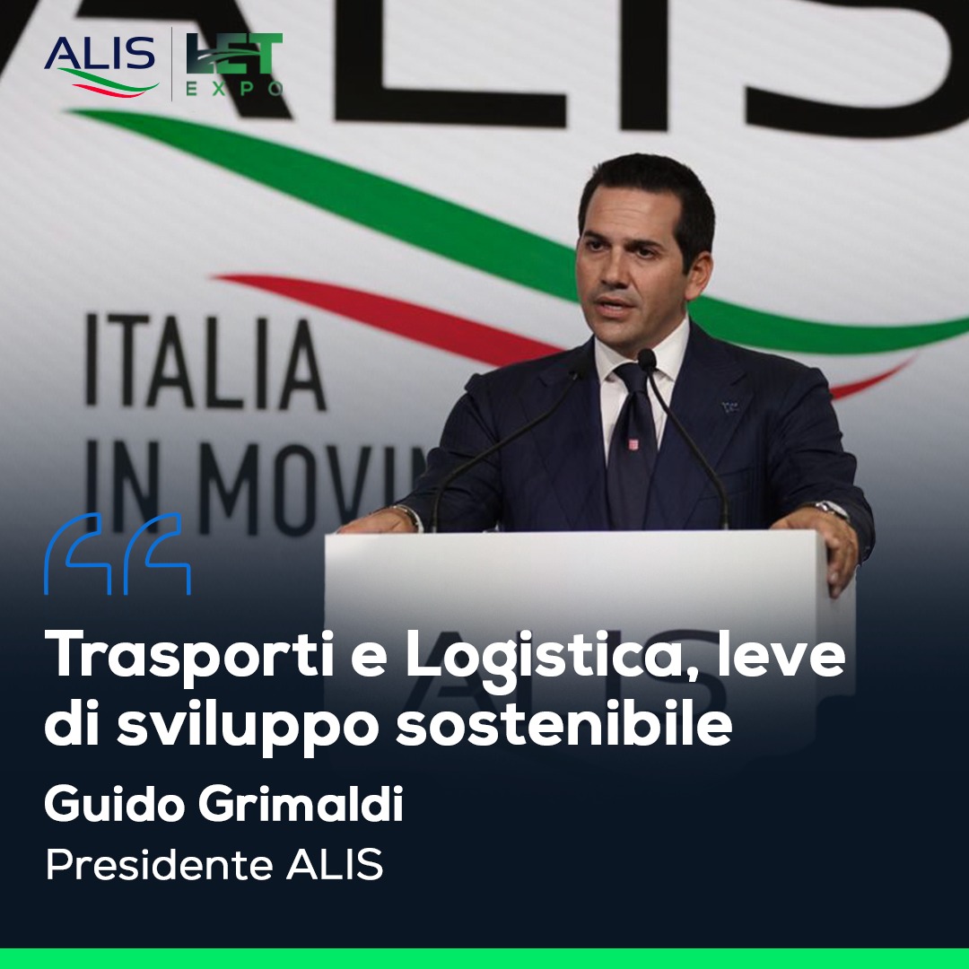 Il Presidente di ALIS, Guido Grimaldi, ha inaugurato LetExpo, l'evento più rilevante nel settore dei trasporti e della logistica, che si svolgerà fino al 15 marzo a Veronafiere