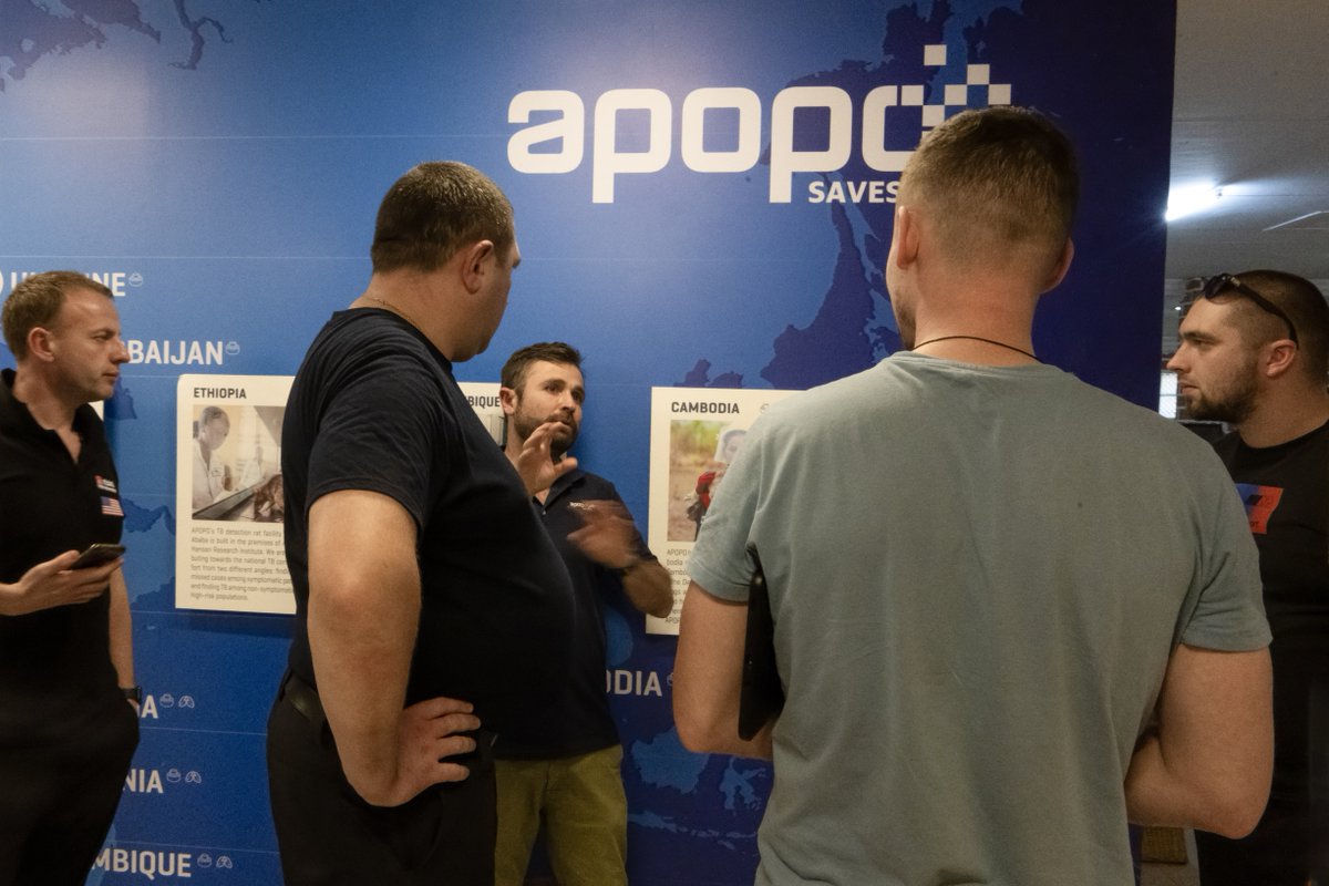 APOPO + MAG (Mines Advisory Group) hosted a delegation from the Ukraine government in Cambodia. The visit aimed to familiarize them with MAG's mechanical assets and APOPO's Technical Survey Dogs (TSD) and how we work with them incl a visit to our task sites. #partnershipsforgood