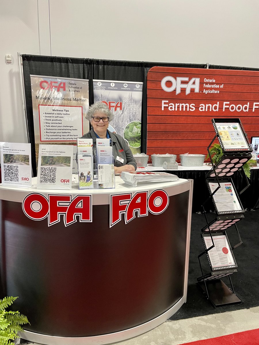 OntarioFarms's tweet photo. ๐Are you attending #OVFS24? Come meet your local director, Andrea McCoy-Naperstkow! She is a proud woman in agriculture who farms cash crops & Scottish Highland cattle in Lanark County. Stop by booth #1301 to learn more about Andrea & her role as your director. #teamOFA #ontag https://t.co/GXLI6I4oig