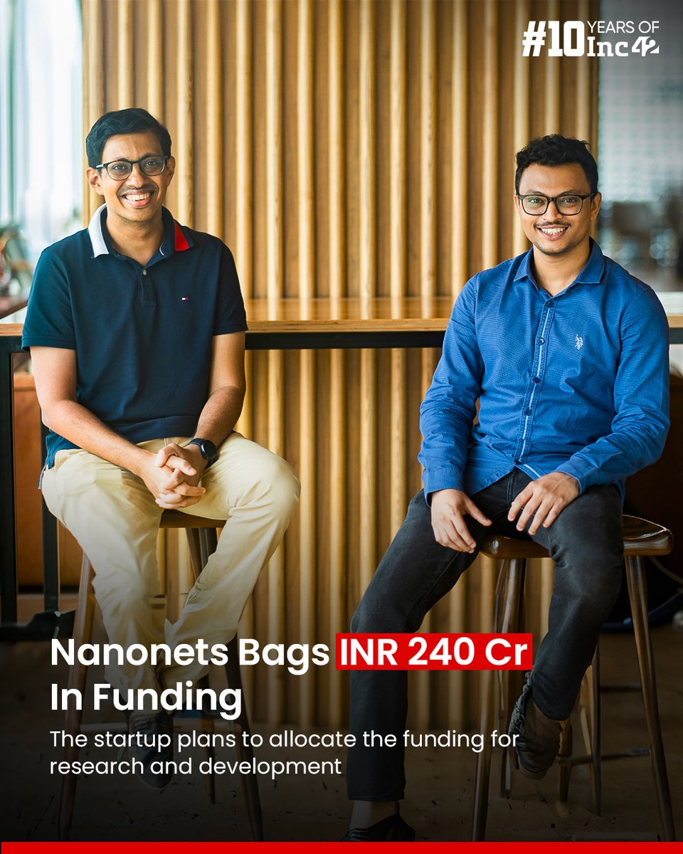 AI-based workflow automation platform <a href="/nanonets/">Nanonets</a> has raised Series B funding of $29 Mn (INR 240 Cr) 👇

The latest round takes Nanonets’ total funding to $40 Mn to date. The startup plans to deploy the fresh proceeds for research and development, improving algorithms for handling