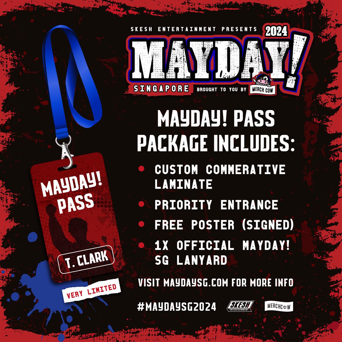 Limited MAYDAY! Passes up for grabs! Get them while you can to get the most out of this year's <a href="/maydaysingapore/">MAYDAY! SG</a>! We'll be revealing another act this Friday.. #MaydaySG2024