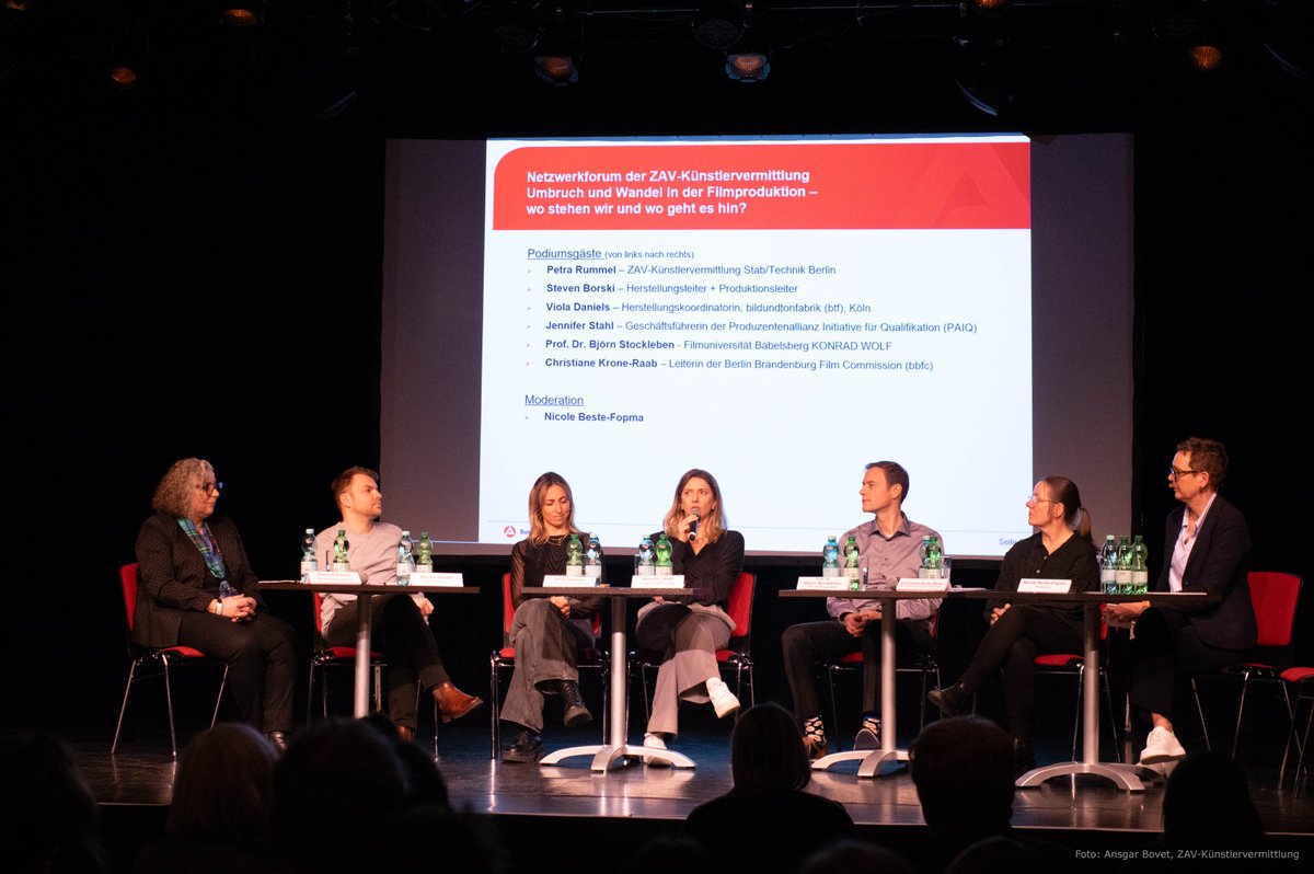 PreProducer's tweet image. Sehenswerter Mittschnitt des Netzwerkforums 2024 ZAV-KV zum Thema "Umbruch und Wandel in der Filmproduktion".
casting-network.de/Offener-Bereic…