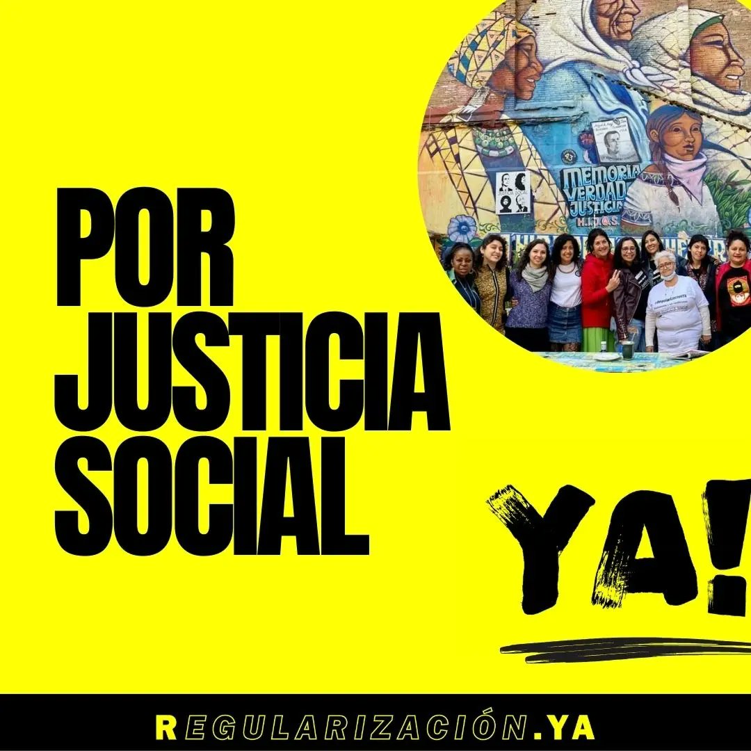 Por #justicia. Por #derecho.
#RegularizacionYA #EstoMeAfextaAMíPeroTambiénATi #STOPRacismo @RegularizacionY