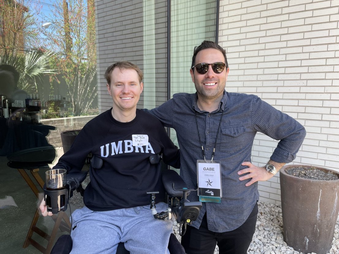 Best dressed at #SXSW2024 goes to @TBabb02 in his @umbraspace swag.