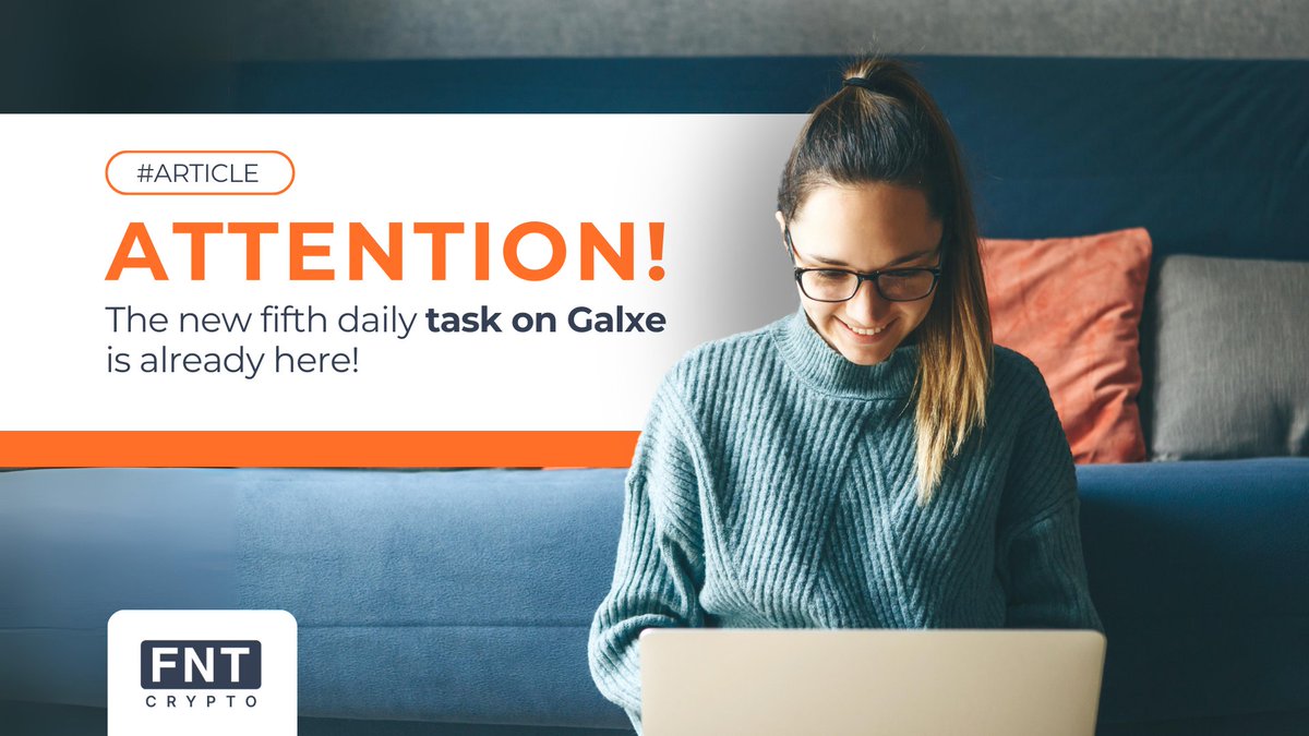 fntcrypto_io's tweet photo. We have great news for you! Galxe has introduced a new daily task. So don't miss the chance to earn points!
🔗 Task link: https://t.co/cF4NQ6oBUh https://t.co/BUdalIByGa