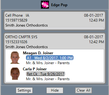 Ortho2Systems's tweet image. One of the most mentioned features in the chat during the Users Group Meeting was Edge Pop. With Edge Pop enabled, you can see who is calling your office before you pick up the phone.

Learn more in today&apos;s blog blog.ortho2.com/posts/2024/edg…

#Ortho2 #Ortho2Blog