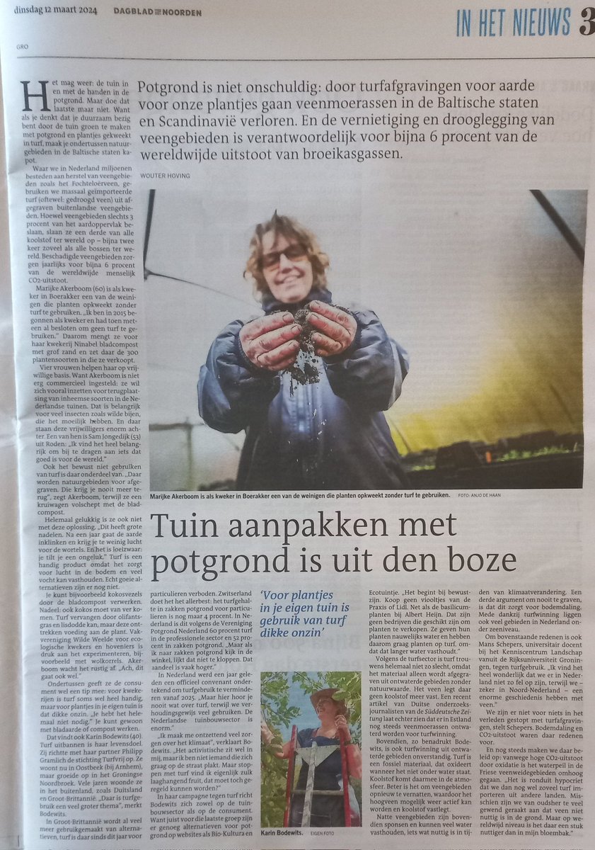 vetteviscom's tweet photo. Let even op dat je potgrond geen turf bevat, hierom: https://t.co/A2KmWh3lwf