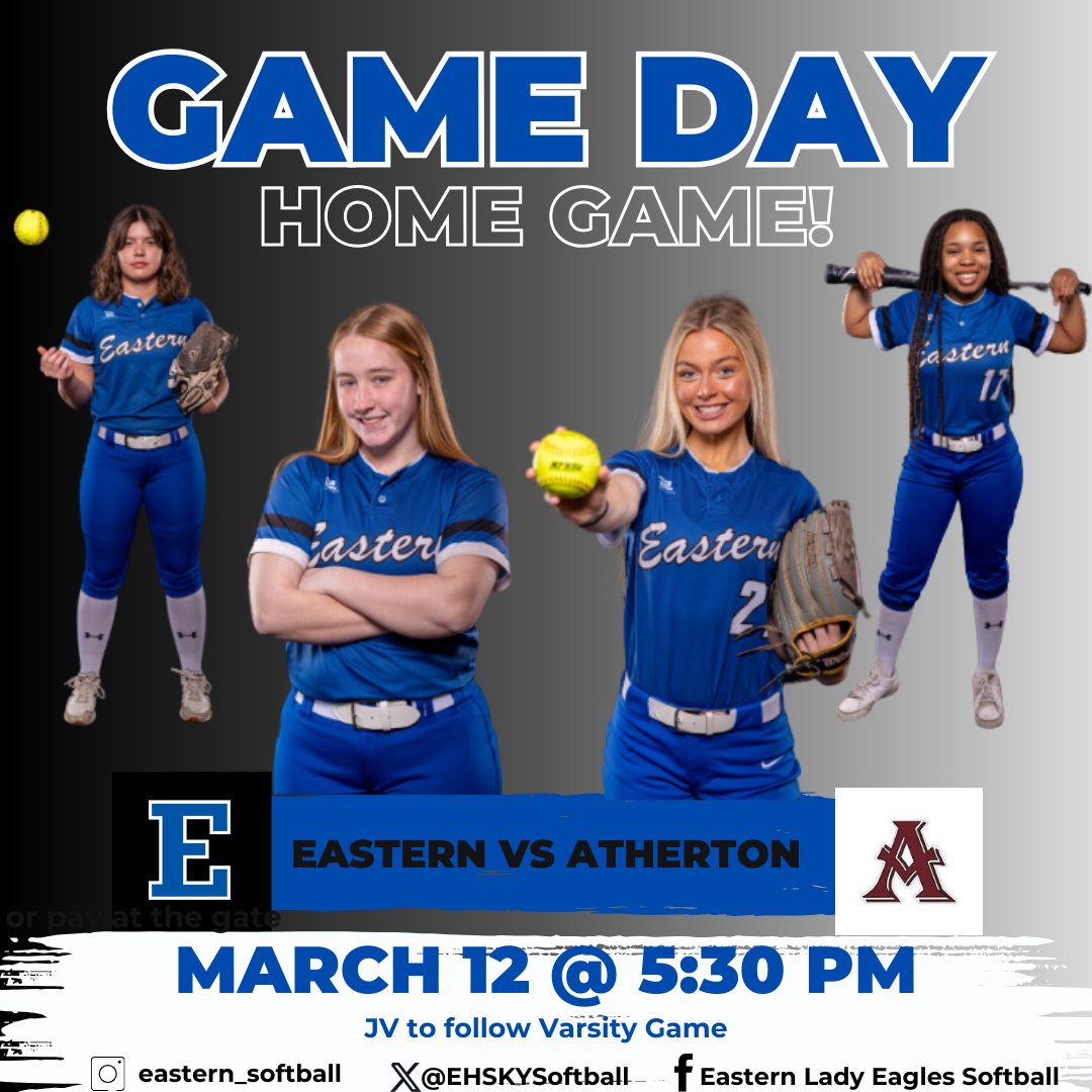 EHSKYSoftball's tweet photo. It's Opening Day! 

Get tickets on GoFan or pay at the gate. We hope to see you there! #FlyEastern #EHSSoftball https://t.co/lK0XufjsJu