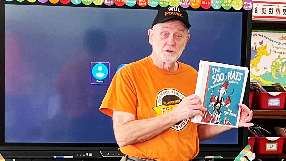 wpunj_edu's tweet photo. Big thanks to #WPUNJ community members for joining our REAL Men Read initiative, led by librarian Neil Grimes. π§‘ Male members read in local classrooms, inspiring young boys to love reading and providing positive role models. ππ #DoGoodWP #ReadAcrossAmerica https://t.co/vBKobA5S3Y