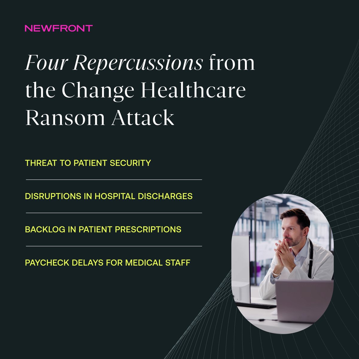 Less than three weeks after the Change Healthcare ransomware attack, we are beginning to see the first wave of related claims and lawsuits. Read more: newfront.com/blog/downstrea… #cybersecurity #changehealthcare #ransomware