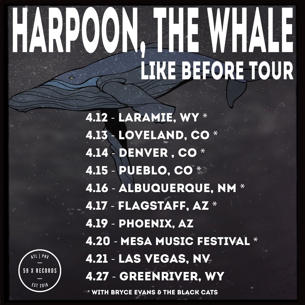 59xrecords's tweet photo. Spring tour for @HTW_official kicks off next month! https://t.co/KX9Fvh2OkL