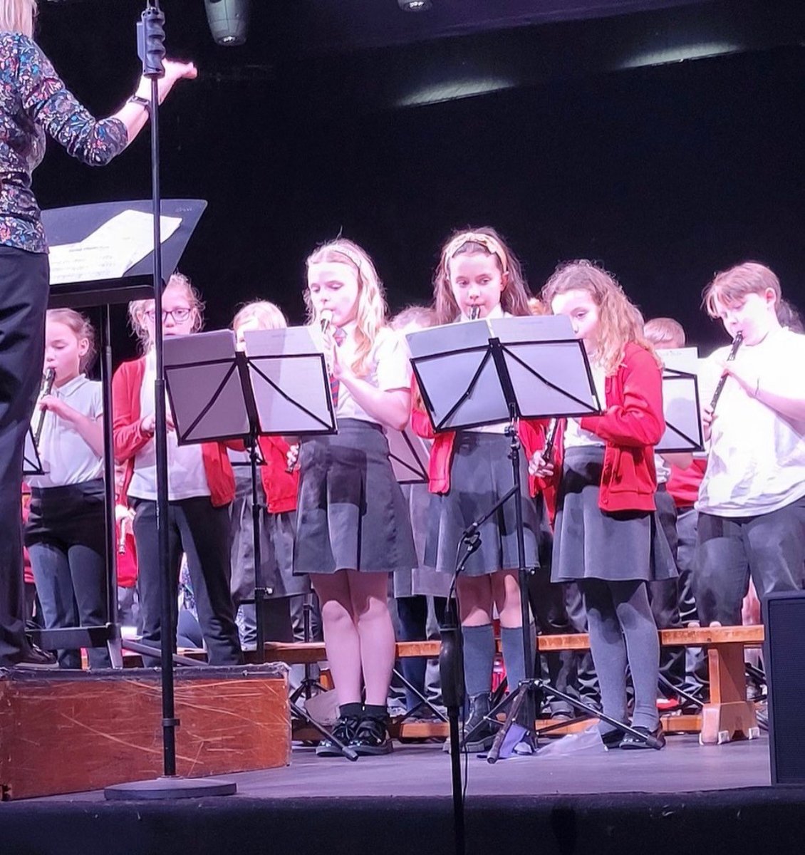 ChattendenPrim's tweet photo. Well done to our Year 4 pupils @ChattendenPrim  who attended the Recorder Concert at the Central Theatre🎼👏 https://t.co/sbpR9y2nrw