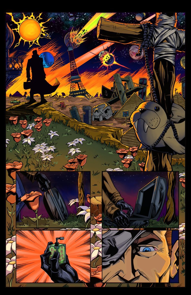 BrokenCompassUS's tweet image. **INTERIOR PAGE PREVIEW!**
#MagnificentBastards Issue #2 is coming soon!
Written by @gingercockrock
Illustrated by @Sketch51Comics
Colored by @LionMill_Studio
Sign up now 👇
indiegogo.com/projects/magni……………   
#art #ironage #crowdfunding #illustration
