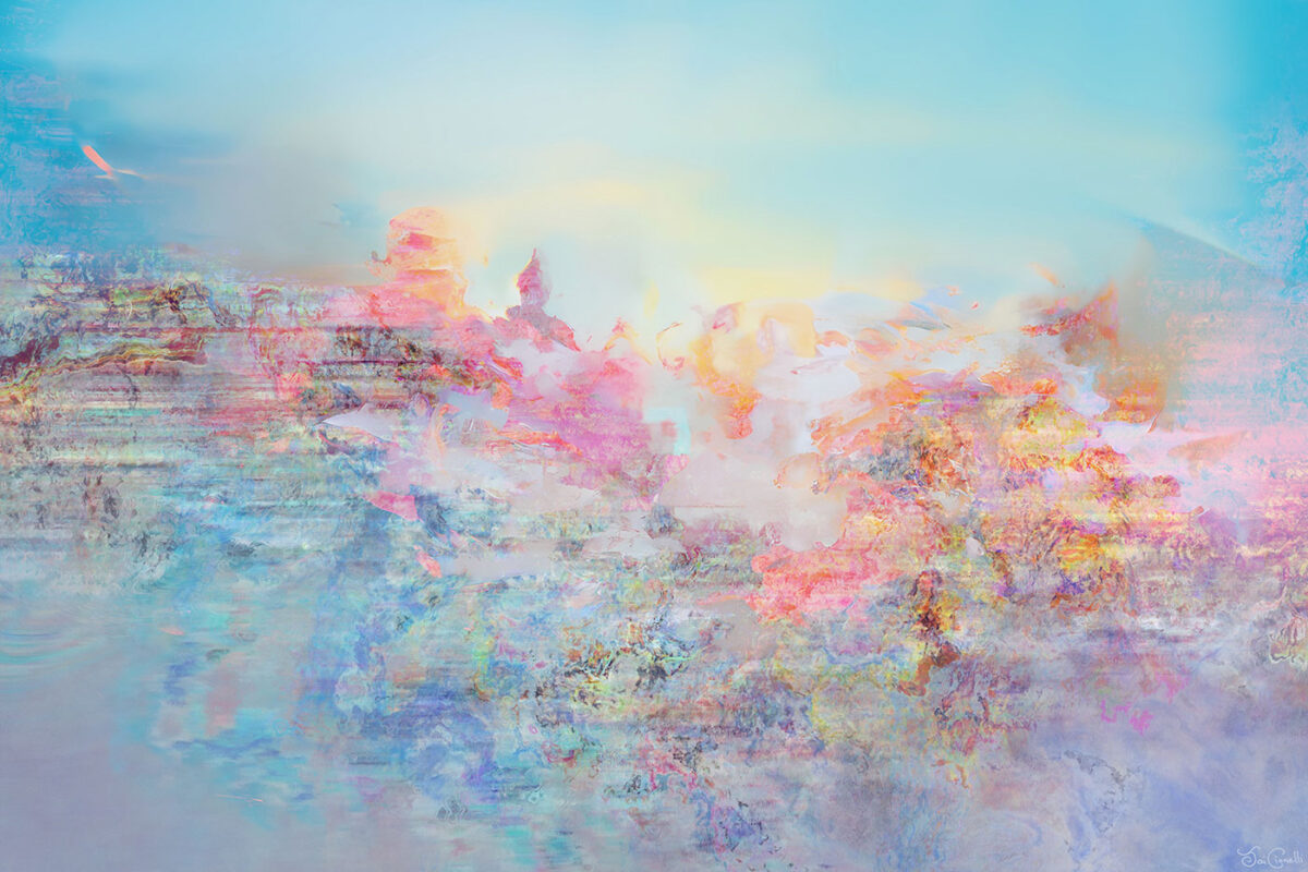 "Uplift My Word" - Digital Mixed Media, 2024.  Visit jcianelli.com/large-abstract… #abstractart #abstract #art #modernart #digitalart