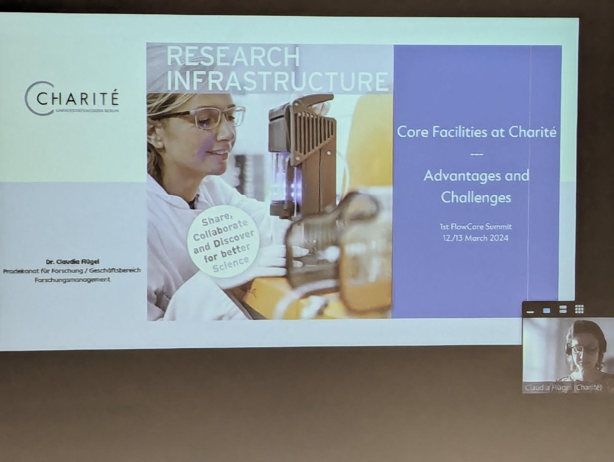 stratocore's tweet photo. Claudia Flรผgel from @ChariteBerlin is exploring the advantages and challenges of running #CoreFacilities during the 1st German #FlowCore Summit in Mainz.
@imbmainz https://t.co/EGsGmNaAfl