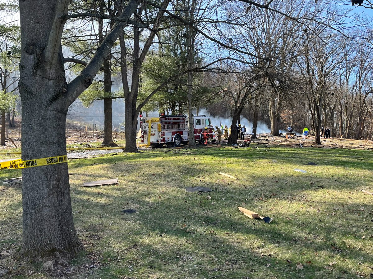 Allegheny County Emergency Services is assisting first responders in Crescent Township following a house explosion on the 1400 block of Riverview Road. This remains an active incident. The scene is in a remote location and we’re asking everyone to avoid the area in order to allow