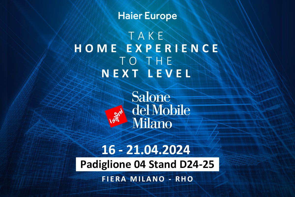 We are excited to announce our participation at EuroCucina 2024!

Come discover our exhibition area, which will be designed to totally immerse visitors in a superior home experience. You will find us at Pavillon 4, stand D24-D25.

See you there!

#EuroCucina2024 #HaierEurope