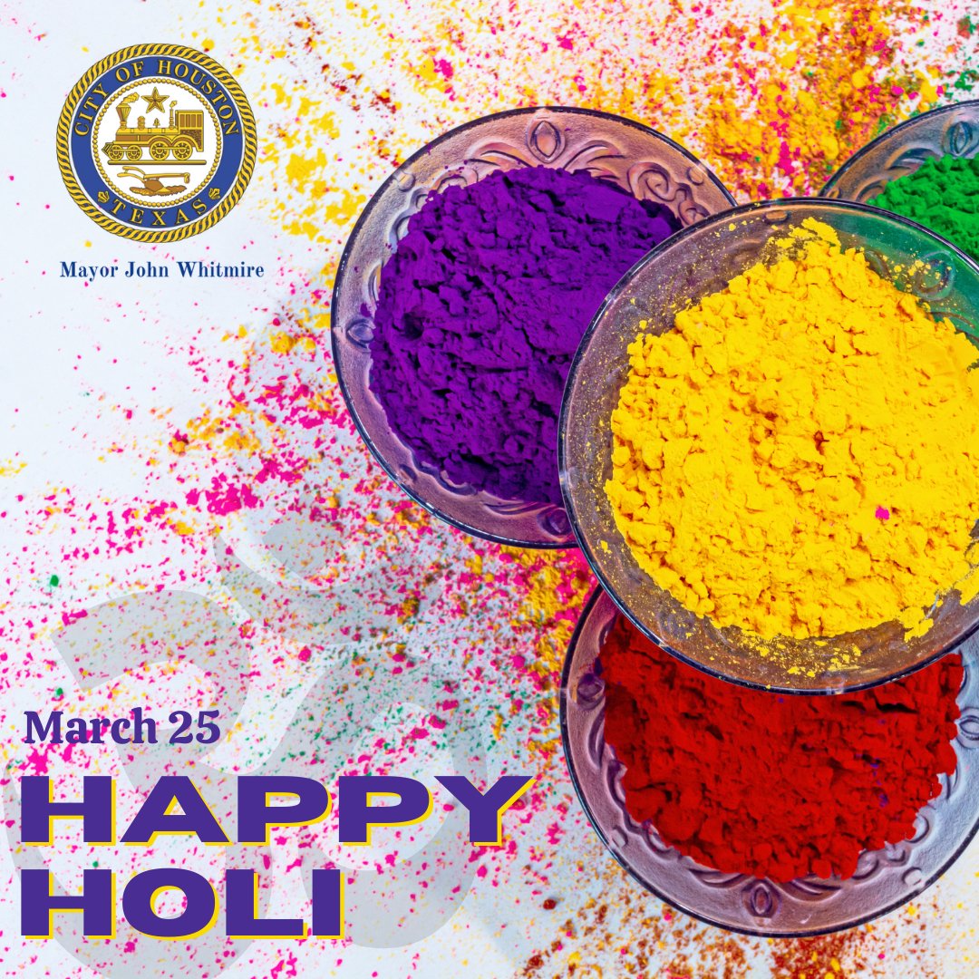 Happy Holi!🪷 A day when many celebrate the Festival of Colours, Love, and Spring.