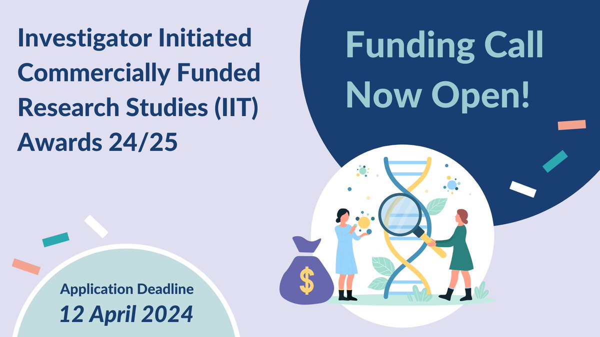New IIT funding call open! We are excited to launch five funding awards of £5,000 to support applicants in Yorkshire & Humber to develop and lead Investigator Initiated Trials (IIT). More info can be found here: local.nihr.ac.uk/documents/crn-…..