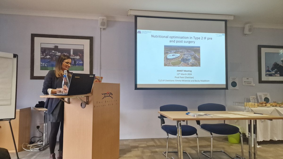 EmmaLMcK's tweet photo. Pinal Patel educating us on achieving optimal nutritional status pre and post Type 2 IF surgery at #ANNet 
@PinalNutrition @maddison_becky @Charl0tteRutter @Nicola_S_Wilson @nab https://t.co/sGsYchnowO