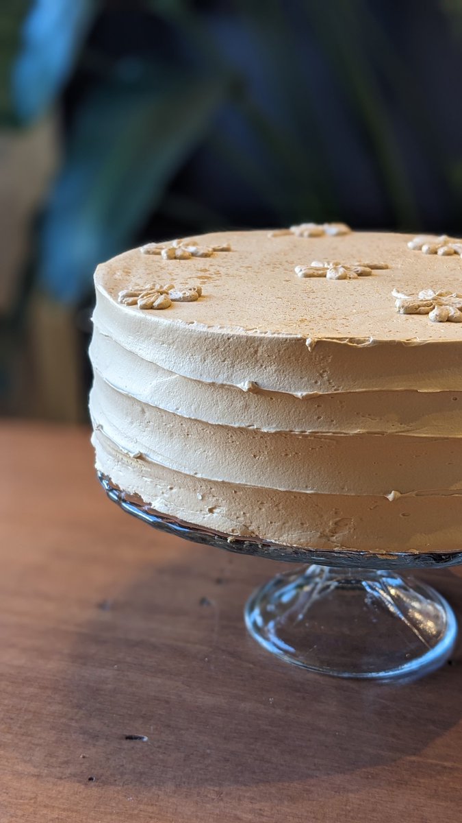Our Baileys Irish Coffee Cake - An Irish Coffee in cake form! ☘️🇮🇪💚 Three layers of chocolate cake soaked in coffee and whiskey syrup, with a creamy Baileys filling and covered with a coffee and whiskey buttercream. Available only this week at both locations!