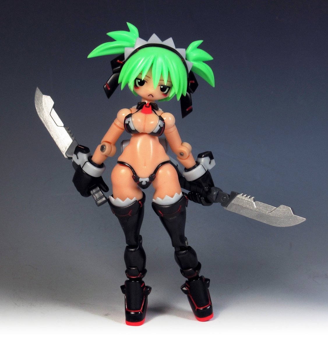 Good_Rounanushi's tweet image. #オリキャラは性癖の見本市 
なんだかんだで黒ビキニ・・・