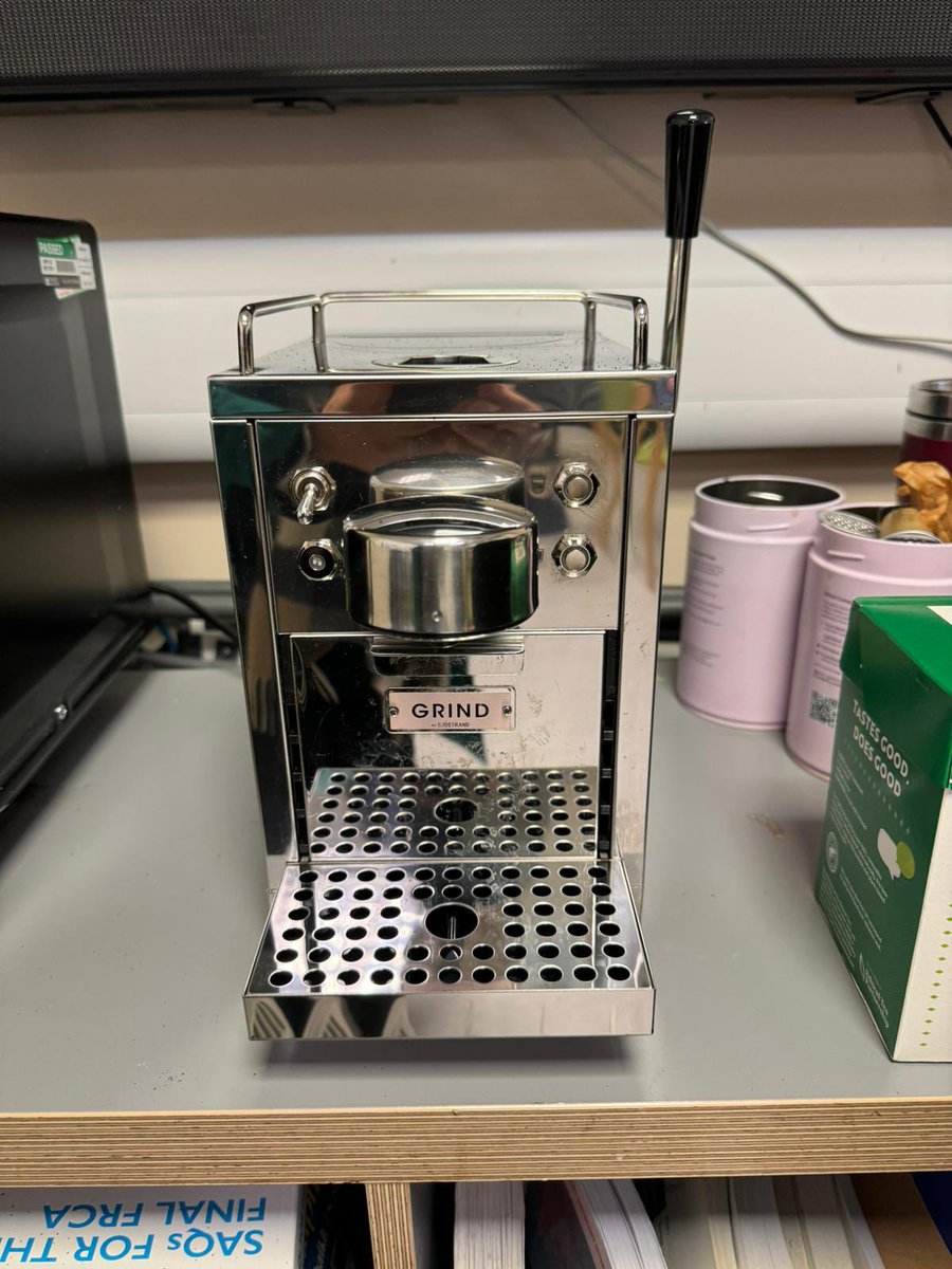 Thank you @grind for your amazing customer service and helping to get our coffee machine up and running again….one happy department #NHS