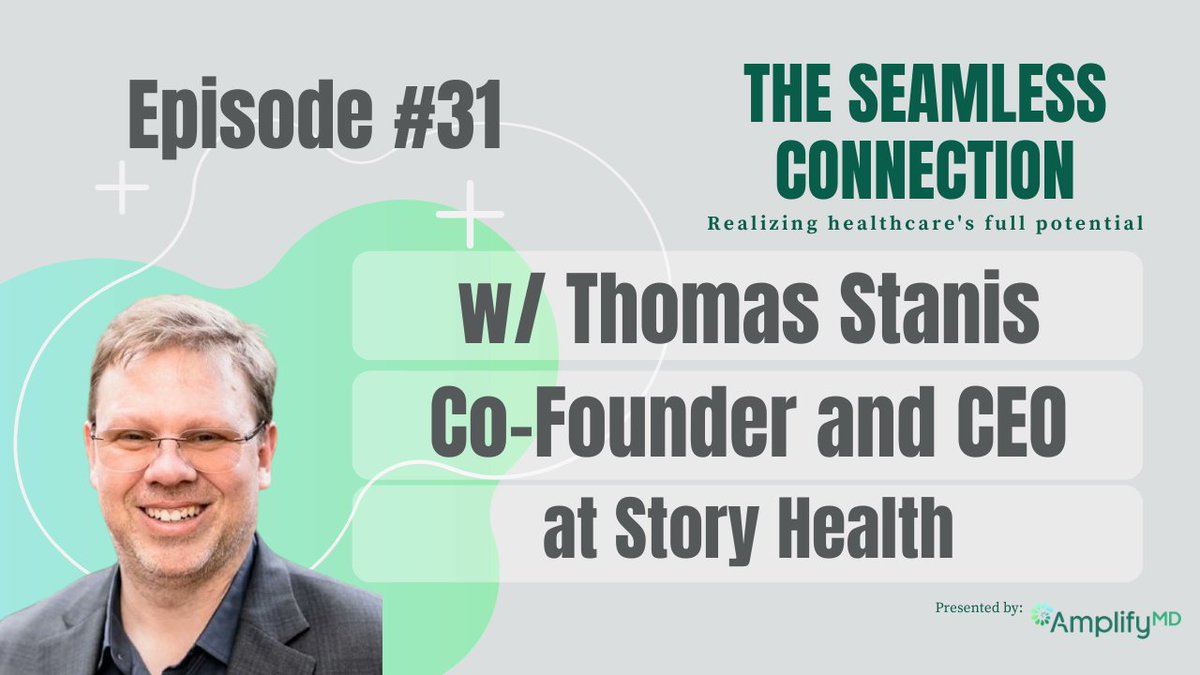 'It is amazing what we can do when we change the model to engage patients.' CEO/co-founders @tomstanis of @StoryHealthAI & Meena Mallipeddi of @amplifymd talk about #specialtycare, #valuebasedcare, and more on the The Seamless Connection #podcast . 🔗lnkd.in/e2KYzGqW