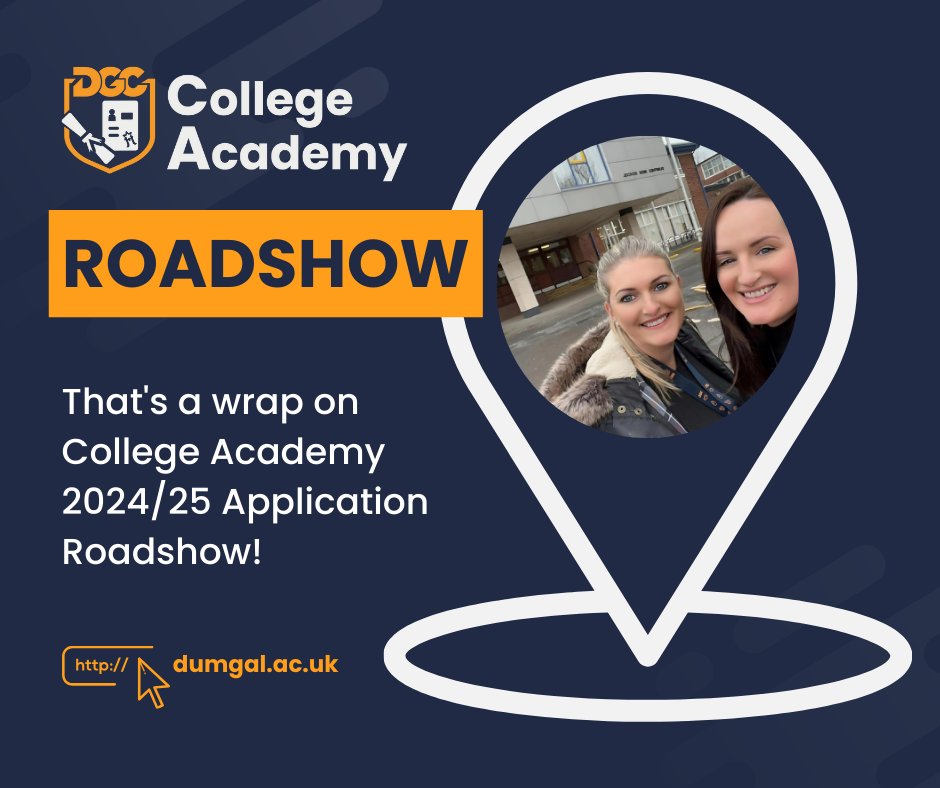 🎉That's a wrap on our 2024/25 Application Roadshow! 🚗After 16 High School visits & an incredible response for College Academy applications so far, we're feeling the excitement and energy! Thanks to all the students, parents, & schools who made this journey memorable. 🎓