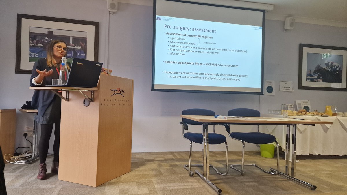 EmmaLMcK's tweet photo. Pinal Patel educating us on achieving optimal nutritional status pre and post Type 2 IF surgery at #ANNet 
@PinalNutrition @maddison_becky @Charl0tteRutter @Nicola_S_Wilson @nab https://t.co/sGsYchnowO