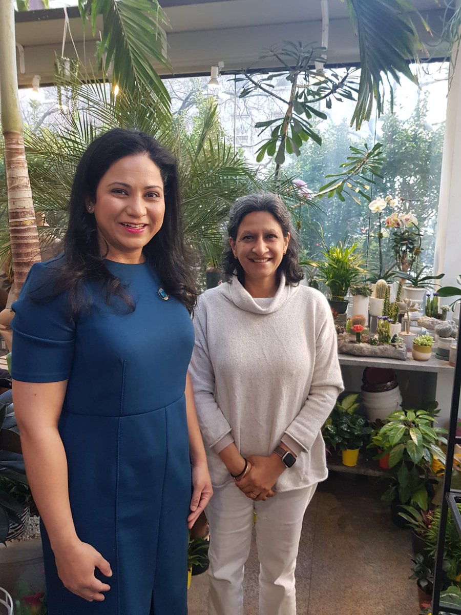 Great catching up with @MamtaMurthi to discuss our joint priorities of ending #GBV and boosting women’s economic opportunities & leadership in health; as well as discuss @WorldBank new gender strategy #CSW68 #InvestInWomen @RoopaDhatt