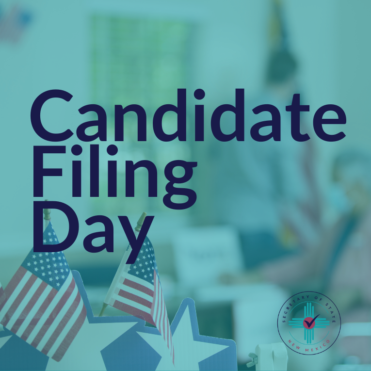 Today, candidates will be filing with their county clerks for the 2024 Primary Election. These will be for non-federal/statewide positions such as State Senator/Rep, District Attorney, County offices & more. Follow along by visiting our Candidate Portal: candidateportal.servis.sos.state.nm.us/CandidateList.…