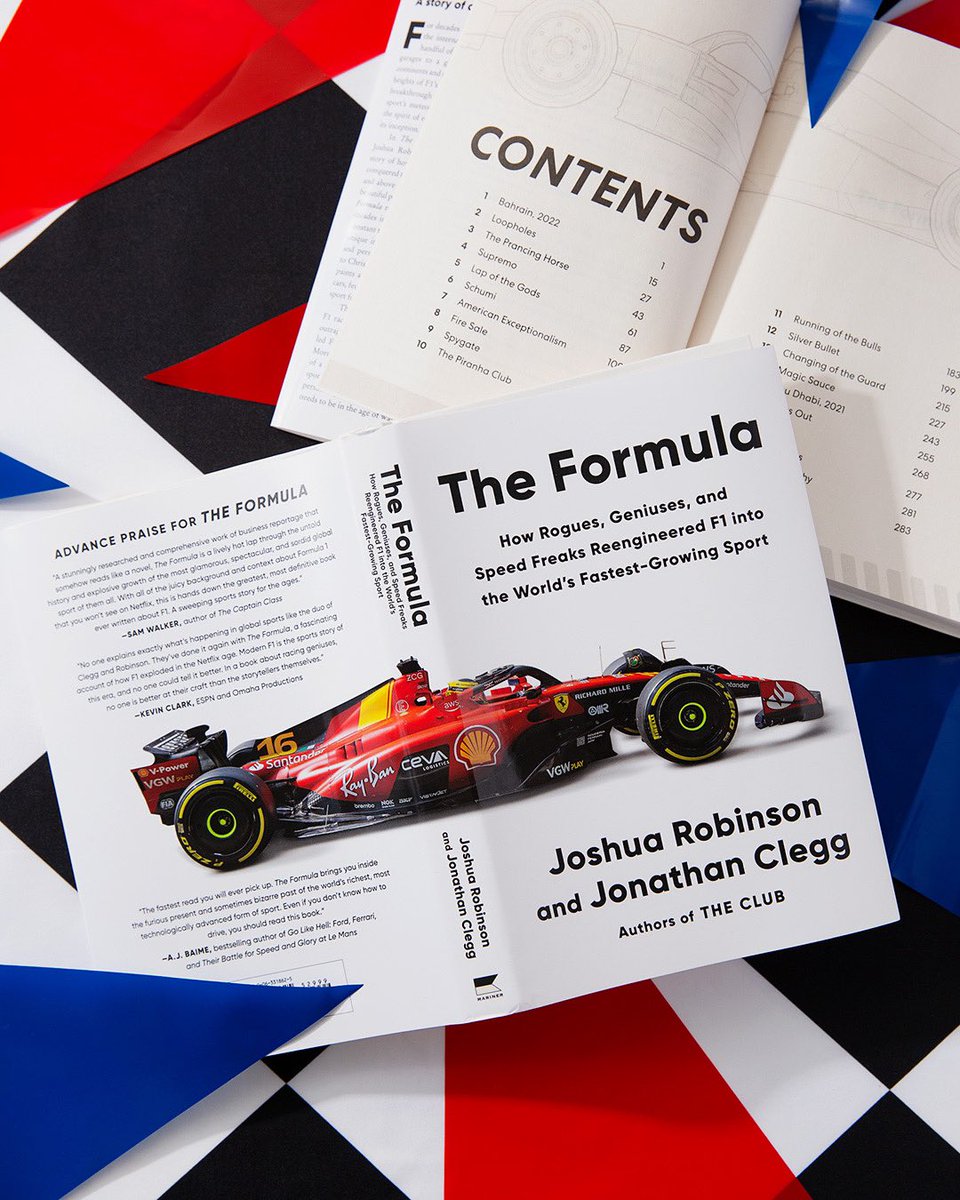 Today’s the day! THE FORMULA, the third book by @CleggJon and me, hits bookstores in 🇺🇸 The definitive story of the rise, fall, and reinvention of F1 into the global phenomenon it is today. Available wherever books are sold: amazon.com/Formula-Rogues…