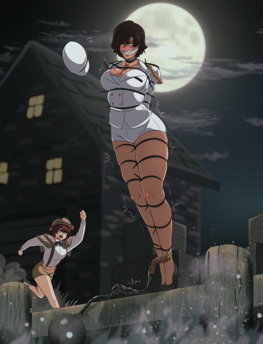 RynerEa's tweet photo. Following her investigation on the doppelgangers, Jenn now tries to snoop around the Docks.
And she met Captain Rebecca checking some illegal shipments.
But they were dirty so a light rub helps!
October 2023 weekly draws from my Patreon https://t.co/sKGmfAN8T5